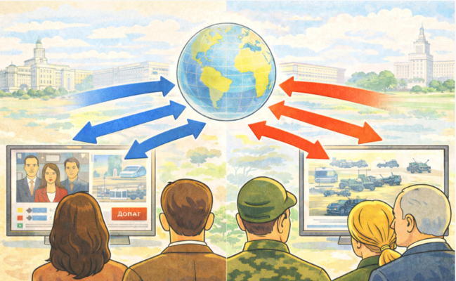 Du informaciniai pasauliai: citavimo analizė Baltarusijos žiniasklaidoje (2025)