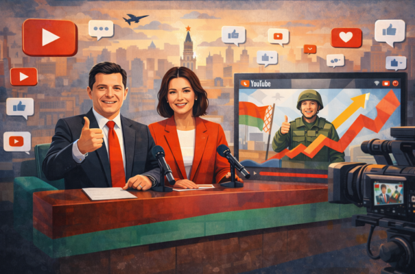 Что говорит беларуское государственное телевидение на YouTube: февраль 2026