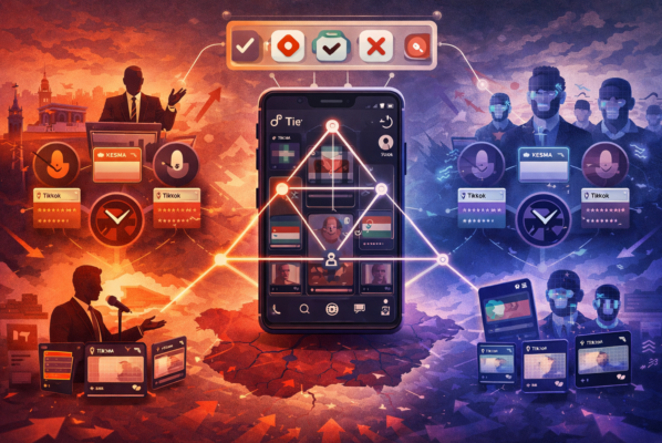 Три уровня координации: как Fidesz координирует венгерский TikTok перед выборами 2026 года